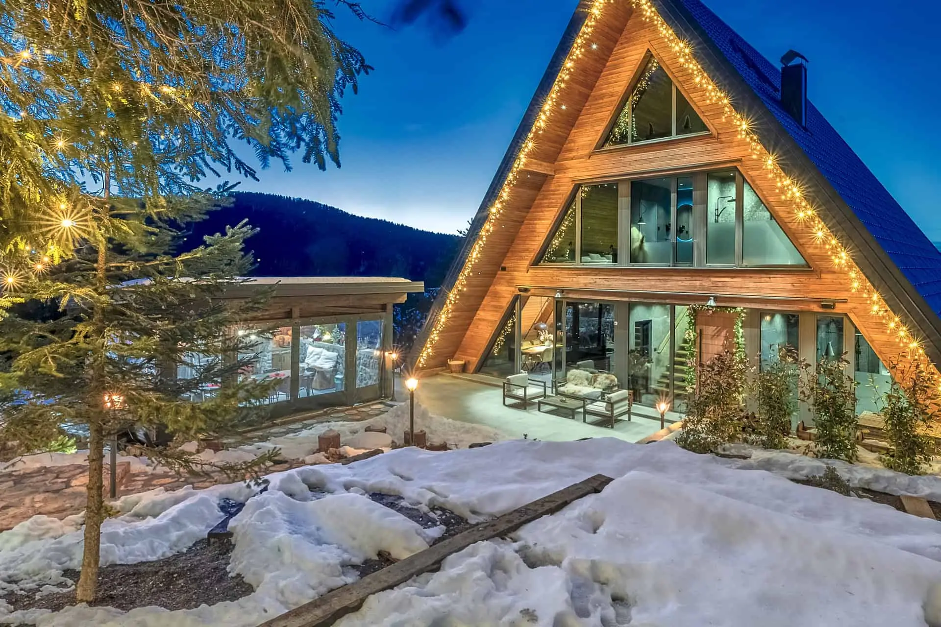 Forest Hill A-frame mountain house